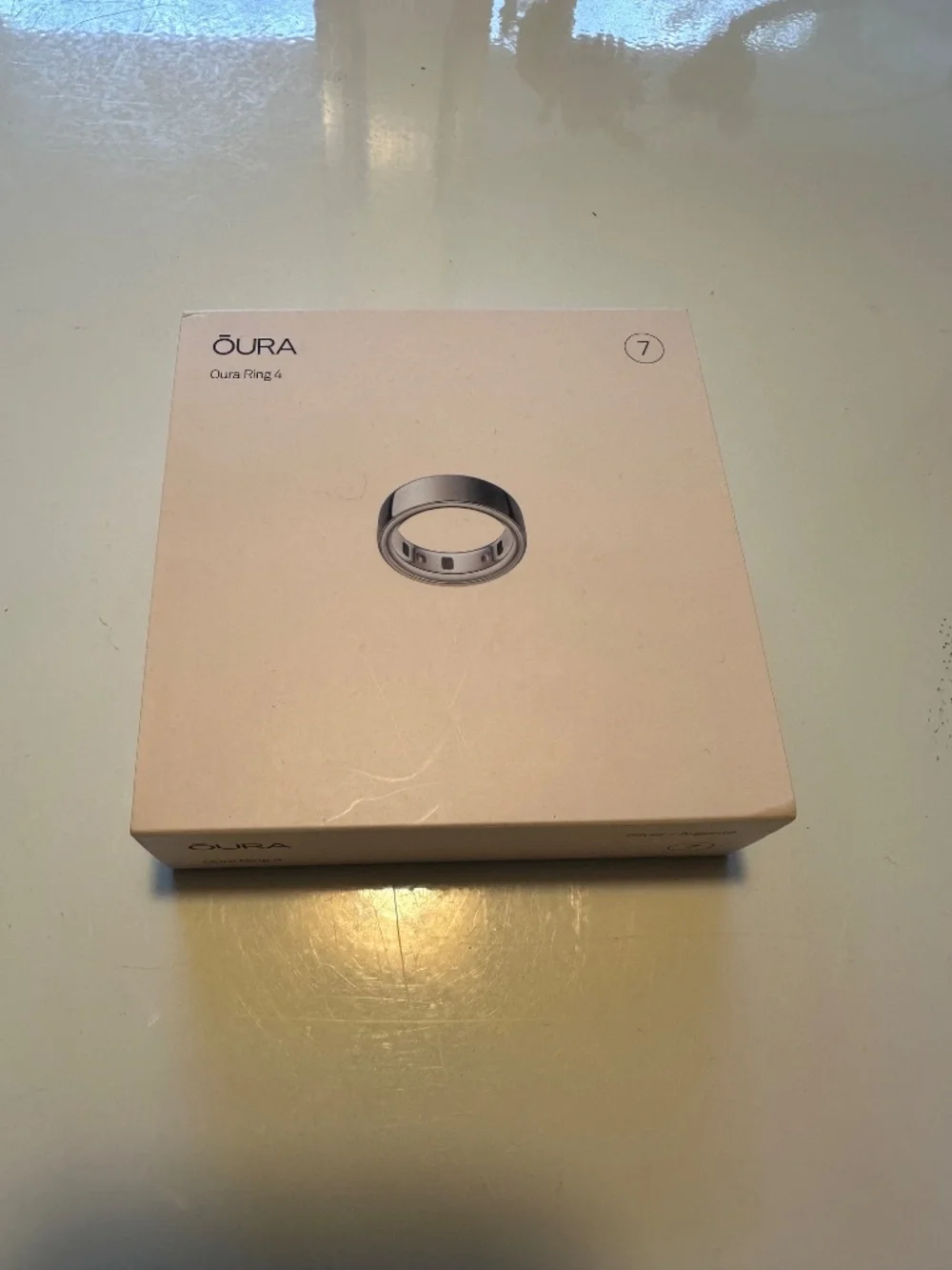 Brand New, Unopened Oura Ring 4, Silver, Size 7